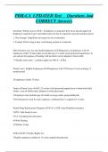 PHR-CA UPDATED Test Questions And  CORRECT Answers