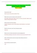 Lead Abatement State Test Supervisor-with 100&percnt; verified solutions 2024-2025