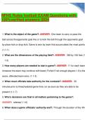 NFHS Rules football EXAM Questions with 100&percnt;verified answers 2024