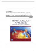 Test Bank - Pharmacology for Nurses-A Pathophysiologic Approach&comma; 6th Edition &lpar;Adams&comma; 2020&rpar;&comma; Chapter 1-50 &vert; All Chapters