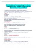 TEAS English and Language Usage New Version  Updated 2023-2024 Best Last-Minute Studying  Material Q&A from Actual Exam