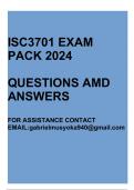 ISC3701 Exam pack 2024(Questions and answers)
