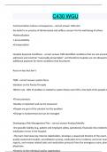 C430 WGU Questions and answers latest update