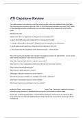 ATI Capstone Review Guide Real Exam Questions And Well Elaborated Answers( graded A+)