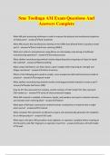 Sme Toolingu AM Exam Questions And Answers Complete