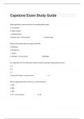 Capstone Exam Study Guide Anew Update Version 100% Questions & Correct Answers.