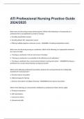 ATI Professional Nursing Practice Guide 2024/2025