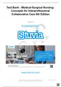 Test Bank - Medical-Surgical Nursing&colon; Concepts for Interprofessional Collaborative Care 9e 5