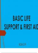 Lecture notes First Aid and Life support 