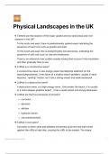 Physical Landscapes- All spec points covered  notion template 