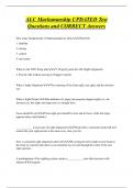 ALC Marksmanship UPDATED Test  Questions and CORRECT Answers