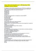 Chem 1201 LSUE Borill Exam 1 | 258 Questions With Complete Correct Answers.