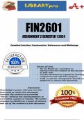 FIN2601 Assignment 2 Semester 1 2024