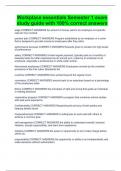 Workplace essentials Semester 1 exam study guide with 100&percnt; correct answers