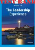 TEST BANK for The Leadership Experience 8th Edition by Richard Daft