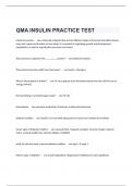 QMA INSULIN PRACTICE TEST