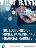 TEST BANK for The Economics of Money, Banking, and Financial Markets 8th Canadian Edition by Frederic Mishkin