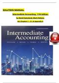Solution Manual For Intermediate Accounting, 11th Edition by David Spiceland, Mark Nelson, Verified Chapters 1 - 21 & Appendix A, Complete Newest Version