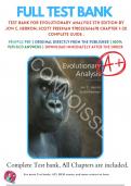 Test Bank for Evolutionary Analysis 5th Edition by Jon C. Herron; Scott Freeman Chapter 1-20 Complete Guide
