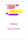 JEE Class 12 Study Rankers Physics Revision Notes