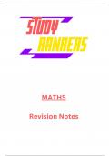 JEE Class 12 Maths Study Rankers Revision Notes