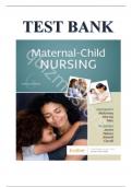 Test Bank For Maternal-Child Nursing 6th Edition by Emily Slone McKinney, Susan Rowen James||Chapter 1-55||Complete Guide A+.