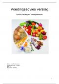 Voedingsadviesverslag Minor Voeding en Ziektepreventie (cijfer 9,5)