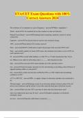 ETA&sol;CET Exam Questions with 100&percnt; Correct Answers 2024