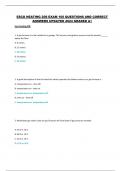 ESCO HEATING 208 EXAM 100 QUESTIONS AND CORRECT ANSWERS UPDATED 2024 GRADED A&plus; 