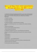 ISC2 CAP PRACTICE TEST QUESTIONS&colon; 1 &ndash; 50 Exam Questions with 100&percnt; Correct Answers 2024