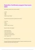 Pedorthic Certificate program final exam Questions With All Correct Answers&period;