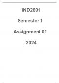 IND2601 assignment 1 2024(COMPLETE WRITTEN ANSWERS)-African Customary Law