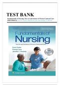Test Bank For Fundamentals of Nursing: The Art and Science of Person-Centered Care 10th Edition|2024| by Carol R. Taylor, Pamela B. Lynn, and Jennifer L. Bartlet