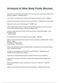 Urinalysis & Other Body Fluids &lpar;Review&rpar; 2024&sol;2025 &lpar;100&percnt; verified&rpar;