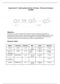 CHEM Experiment 4 - Hydroxybromination of Indene - Structural Analysis by NMR