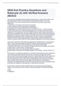 HESI Exit Practice Questions and Rationale &lpar;2&rpar; 2024&sol;2025 Questions With Completed Solutions&period;