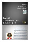 SAE3701 Assignment 02 Semester 01 2024..This document contains an essay for the following question:  Moloi (2011) examines the influence of the Black consciousness philosophy on both the teachers and learners at Bodibeng high school during the period 1940