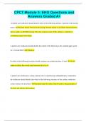 CPCT Module 5&colon; EKG Questions and  Answers Graded A&plus;