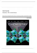 Test Bank - Chemistry&colon; The Central Science&comma; 14th Edition &lpar;Brown&comma; 2024&rpar;&comma; Chapter 1-24 &vert; All Chapters