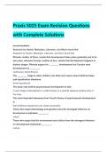  Praxis 5025 Exam Revision Questions with Complete Solutions
