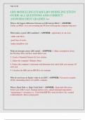 LBO MODELLING EXAM&sol; LBO MODELING STUDY  GUIDE ALL QUESTIONS AND CORRECT  ANSWERS&sol; BEST GRADED A&plus;