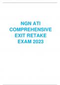 NGN ATI COMPREHENSIVE EXIT RETAKE EXAM 2023