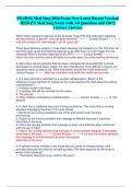 PN HESI Med Surg 2024 Exam New Latest Recent Version&sol;  HESI PN Med Surg Exam with All Questions and 100&percnt;  Correct Answers