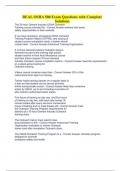 REAL OSHA 500 Exam Questions with Complete Solutions