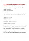 OB 2 Midterm Exam questions with correct answers|100% verified|17 pages
