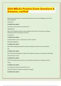 MBLEx Practice Exam Questions &  Answers&comma; verified&sol;&vert; LATEST EXAM UPDATES&vert; 2024&sol;25 &vert;