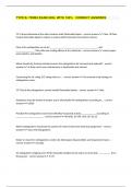 TFM02 - BUNLED  EXAM 2024 WITH 100&percnt; CORRECT ANSWERS