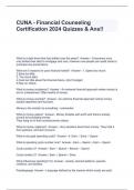 CUNA - Financial Counseling Certification 2024 Quizzes & Ans!!
