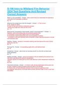 Bundle For S-190 2024 Exam Questions Answers All Correct New Update