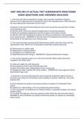bundle for INET HESI RN V3 ACTUAL TEST SCREENSHOTS PROCTORED EXAM QUESTIONS AND ANSWERS 2024&sol;2025